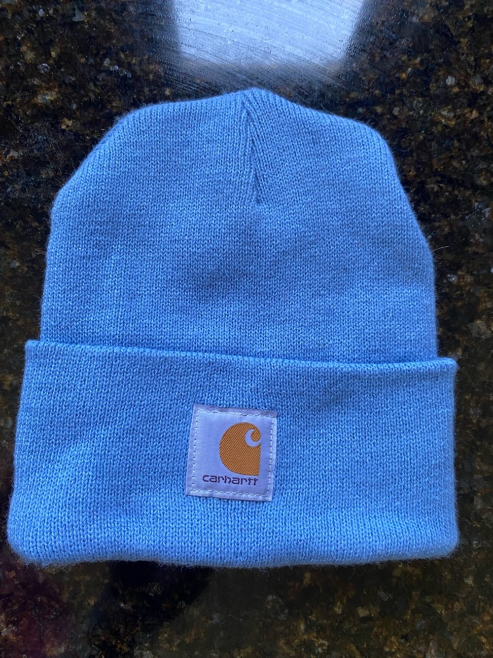 Carhartt Light Blue Knit Cuffed Beanie